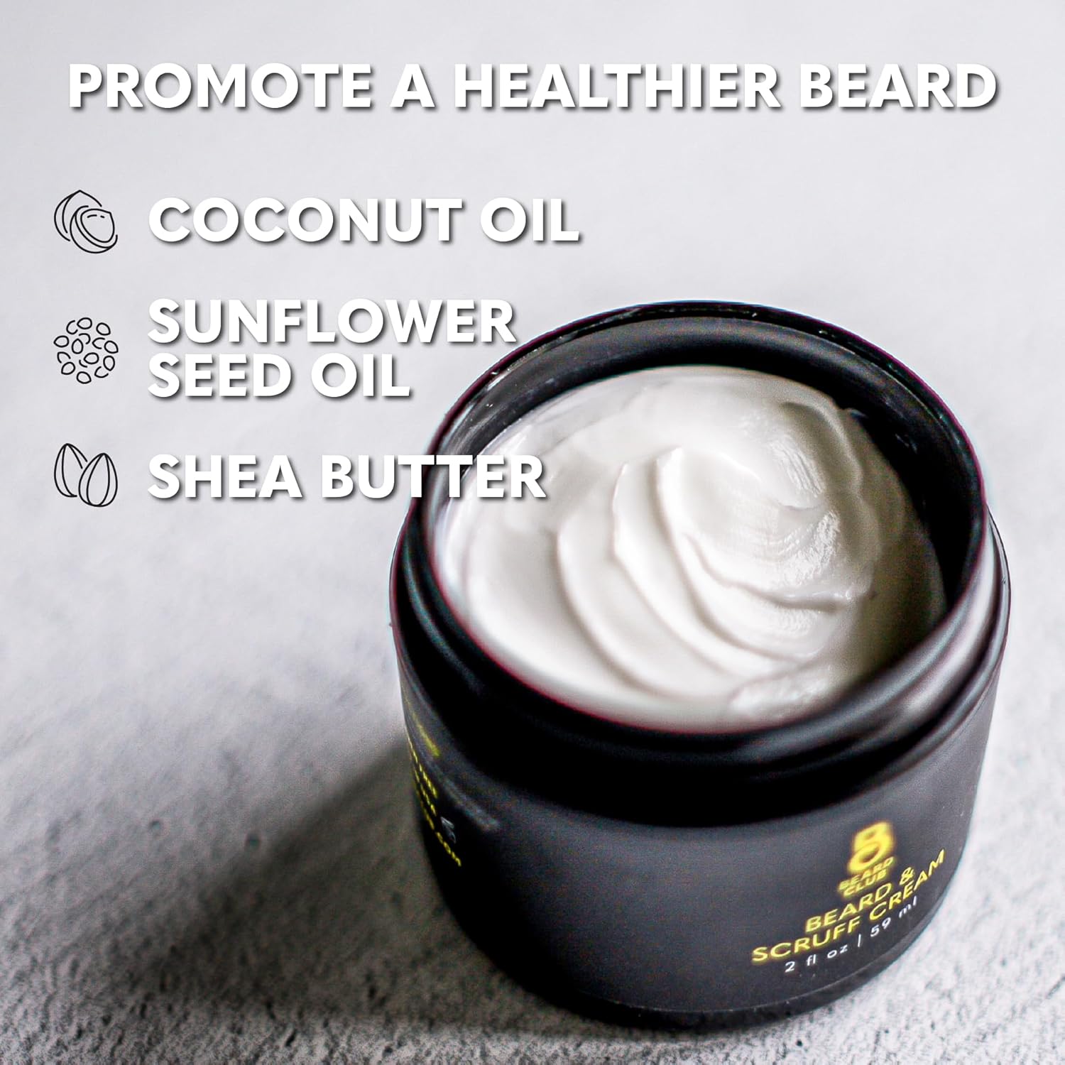 Thumbnail 1 de The Beard Club Biotin Beard Cream — Moisturizing & Hydrating Shea Beard Butter