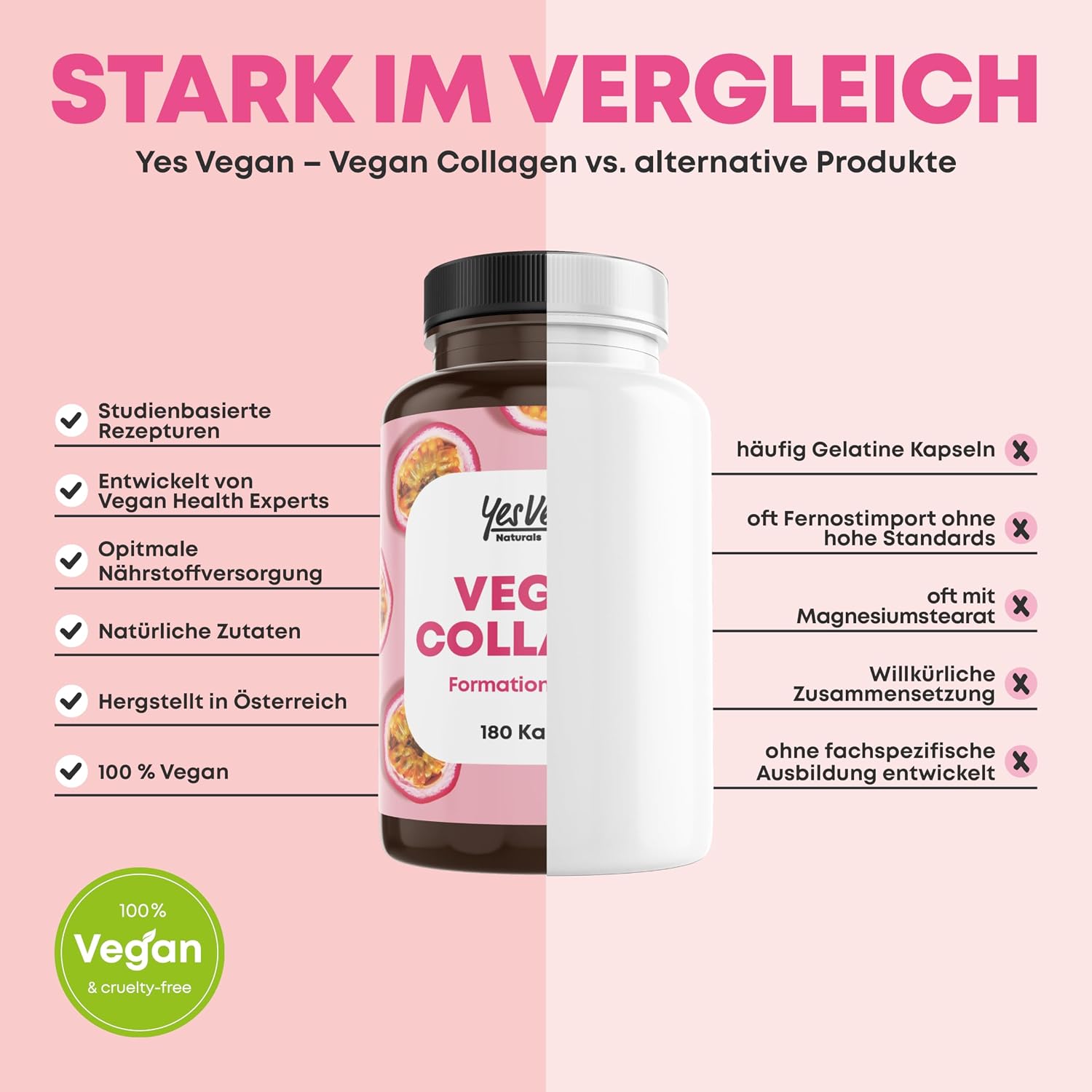 Thumbnail 4 de Vegan Collagen (180 Kapseln) mit Aminosäuren – vegane Alternative zu Kollagenpulver