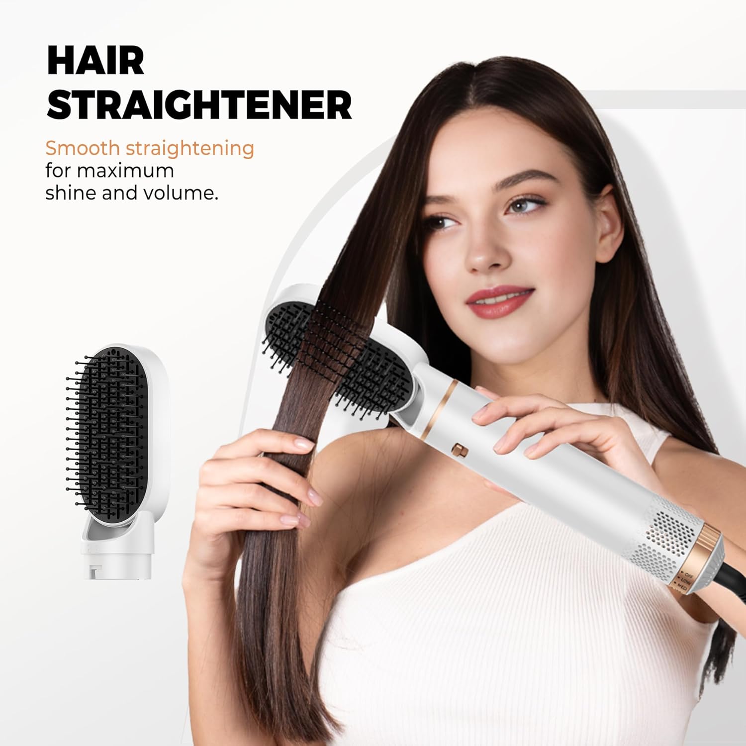 Thumbnail 5 de OKWRAP Haarstyler 5-in-1 Set – Multistyler mit automatischem Lockenstab, Glättbürste und Föhn