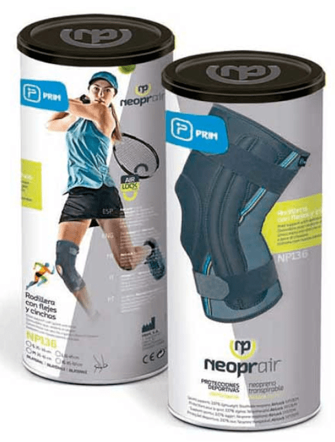 Thumbnail 1 de Neoprair Rodillera con Flejes y Cinchas, Talla M 🦵