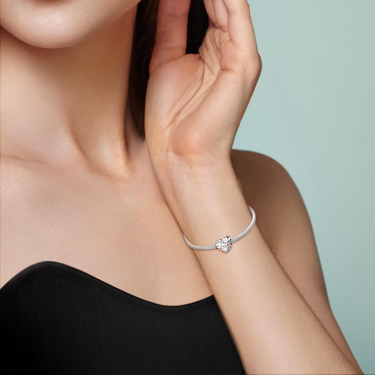 Thumbnail 1 de CYCUFF 925er Sterlingsilber-Anhänger mit Öse (ca. 4,5–5 mm) – für Armbänder & Charm-Ketten