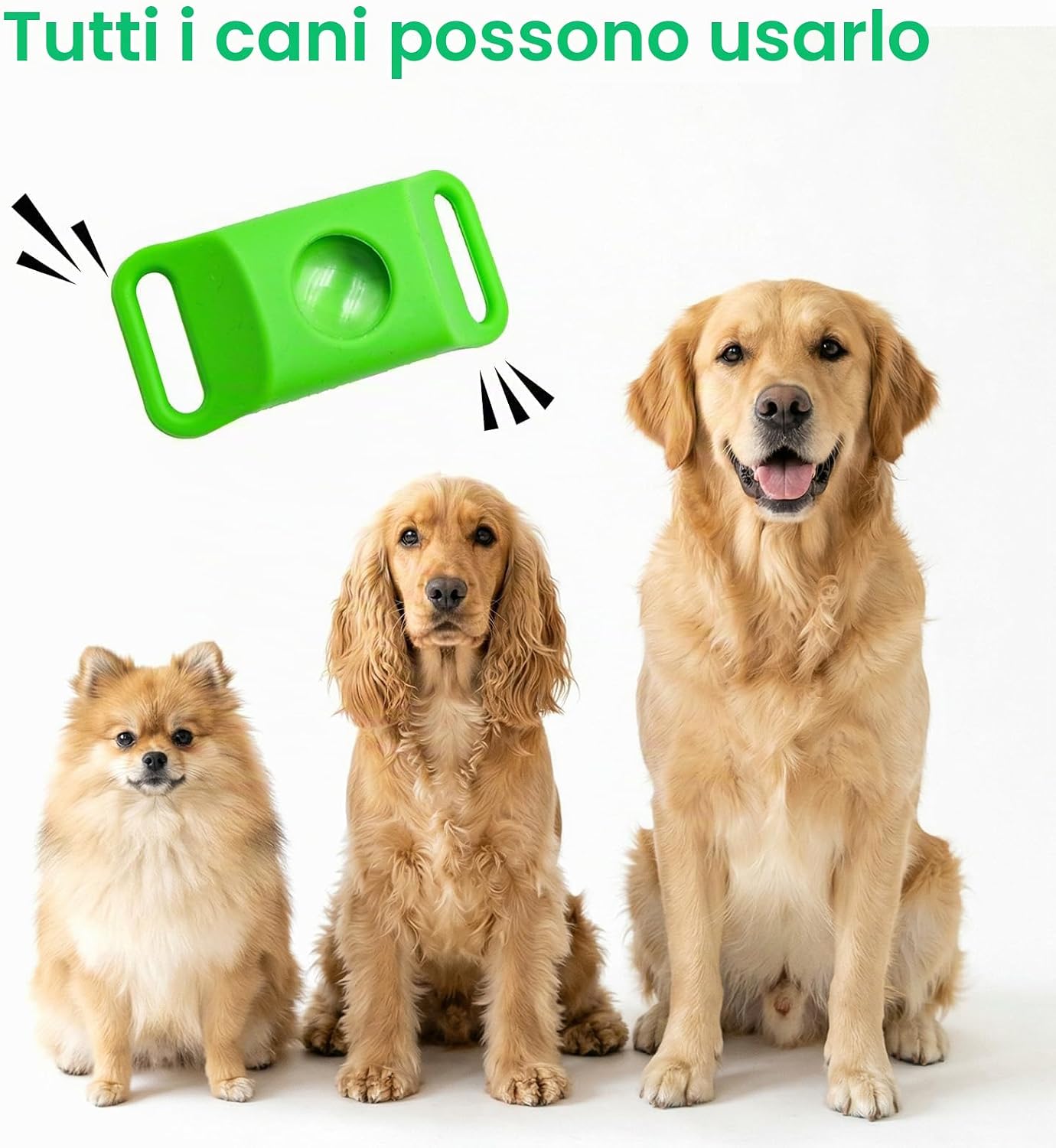 Detalle de Collare Antipulci Cane impermeabile e naturale: protezione multi-strato, 55 cm adjustable