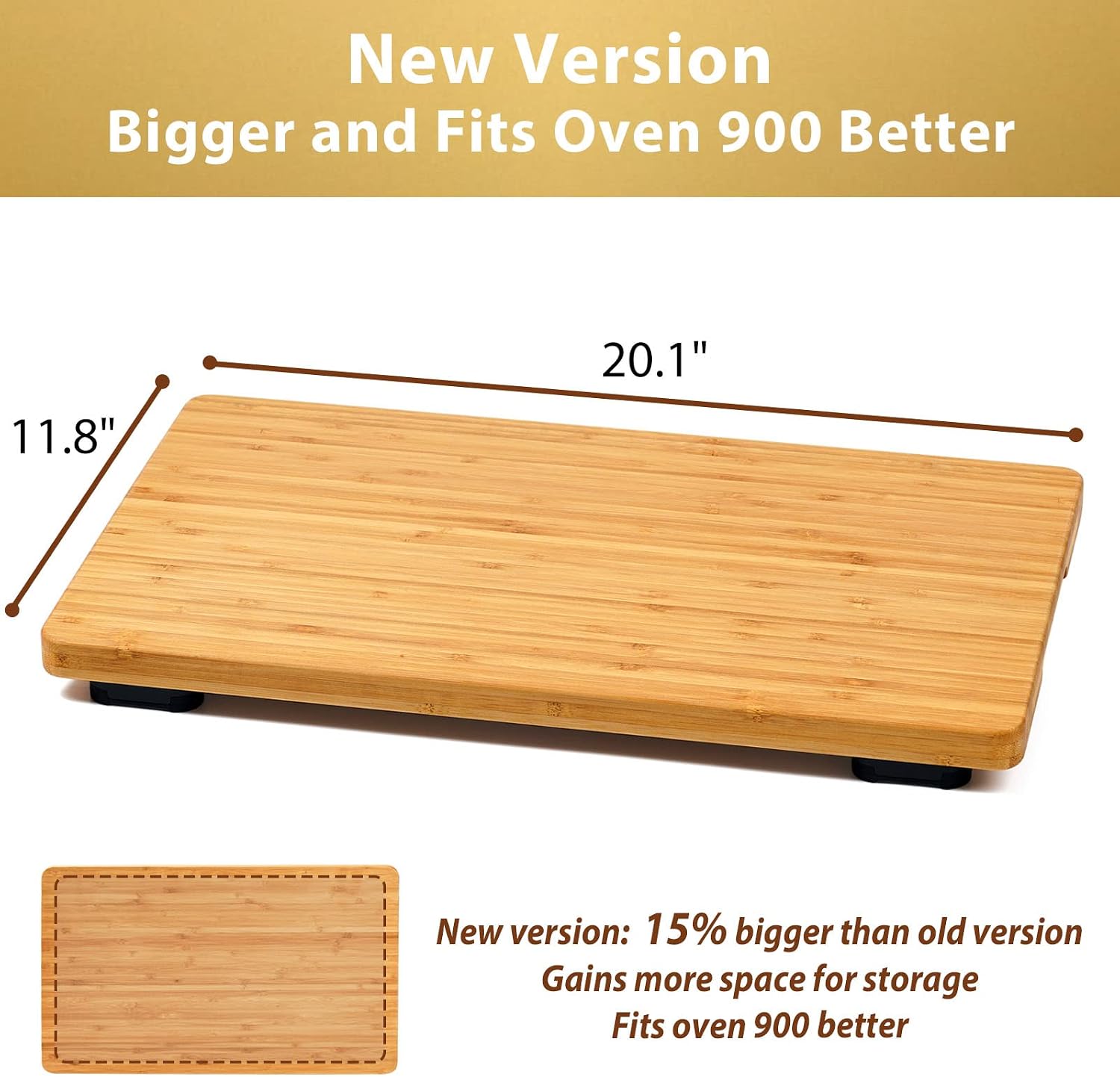Detalle de UMILIFE cutting board accessory for Breville BOV900BSS Smart Oven Air Fryer Pro