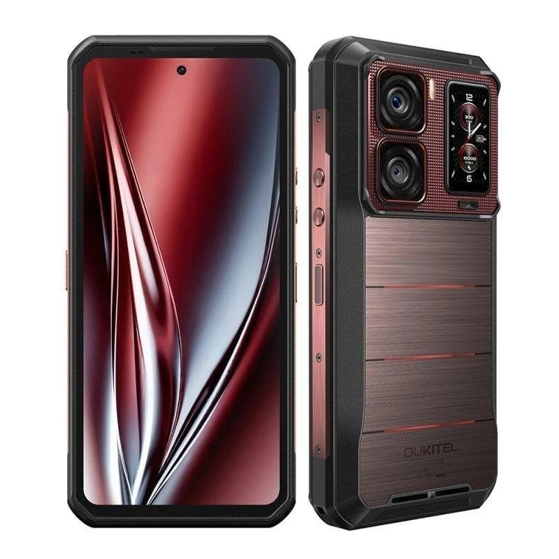 Detalle de Oukitel WP300 5G 12GB/512GB 6.8" Rojo: autonomía y resistencia para campo y trabajo