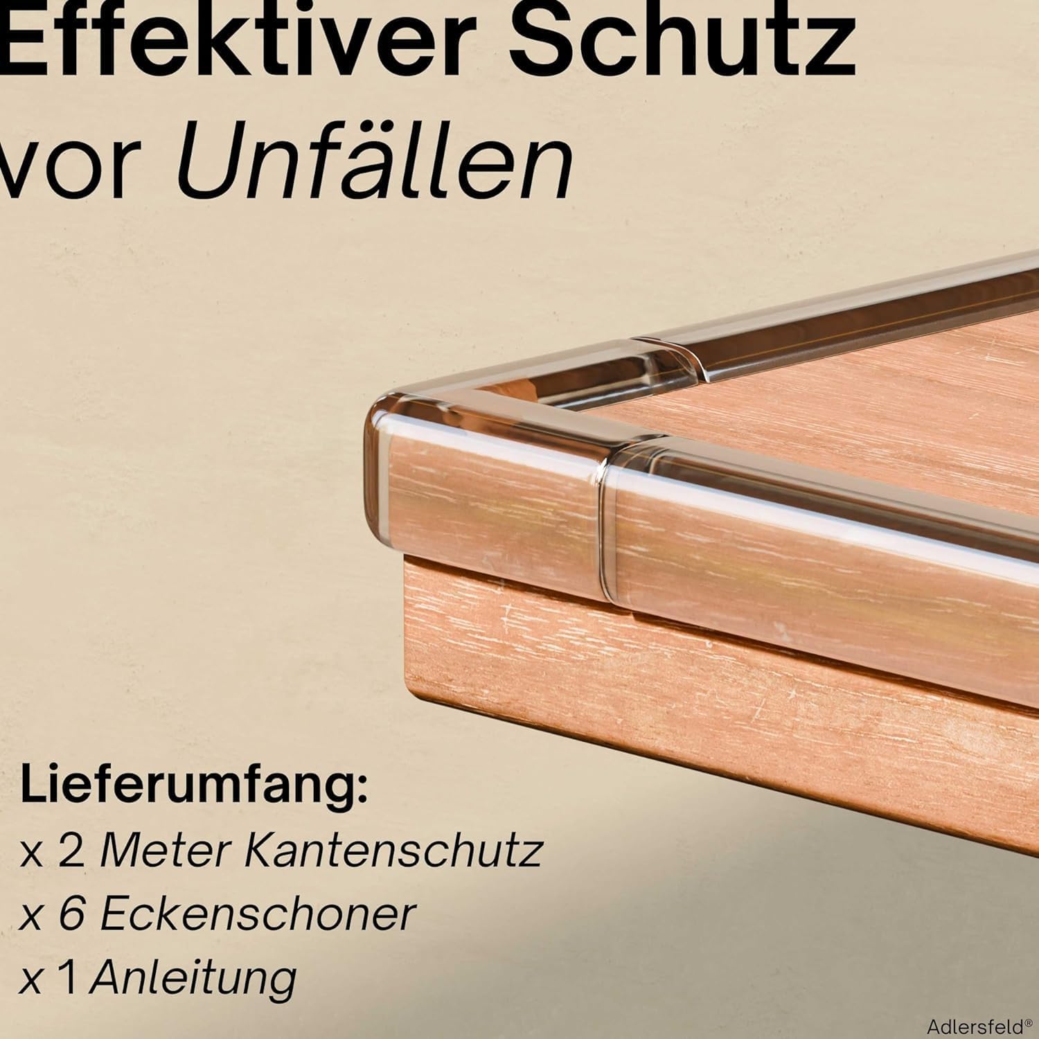 Detalle 2 de Adlersfeld Kantenschutz Baby 2 Meter transparent