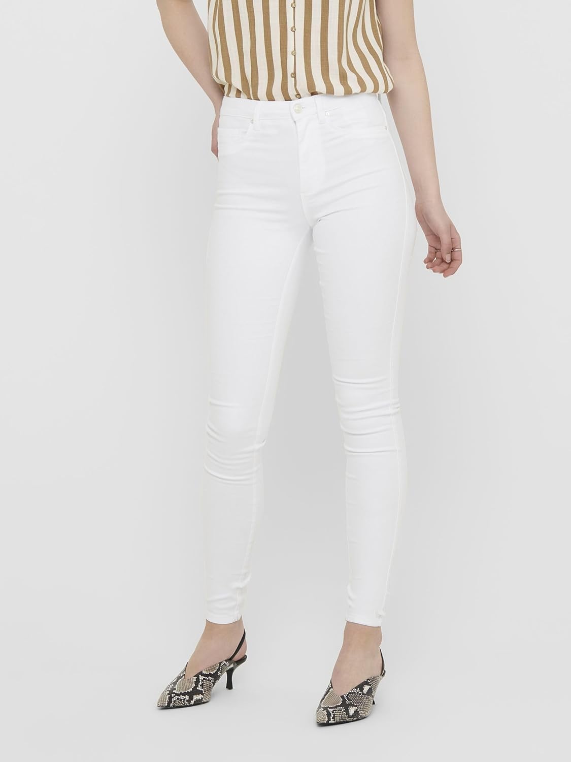 Thumbnail 1 de ONLY Damen Skinny Jeans mit High-Waist-Passform – elastischer Baumwollmix
