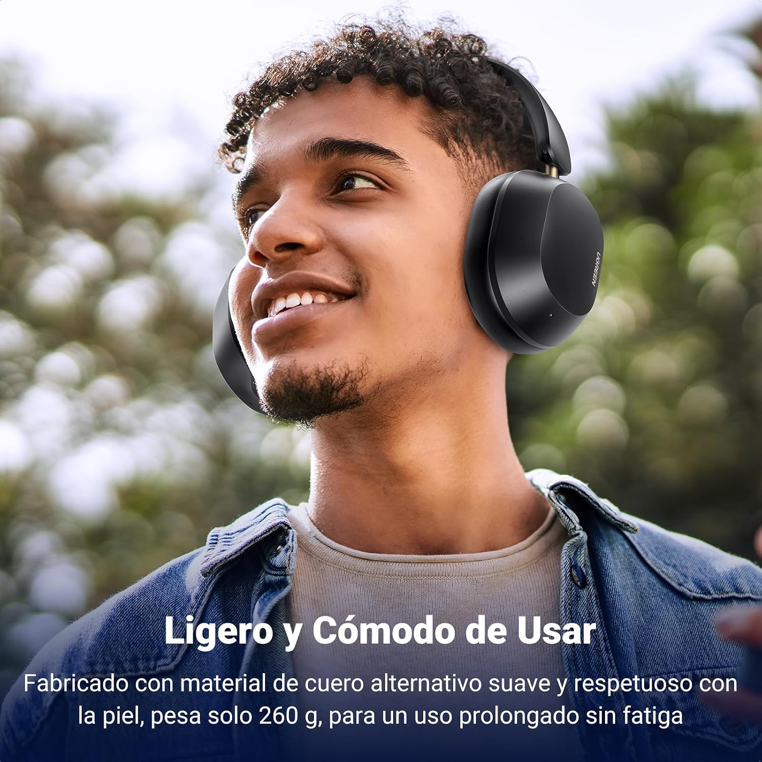 Detalle 2 de UGREEN HiTune Max5c Auriculares ANC 75 h
