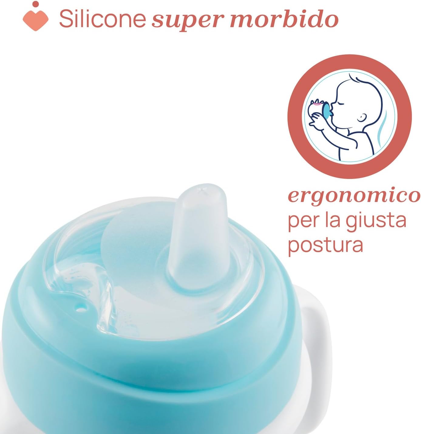 Detalle 2 de Chicco Transition Cup tazza antigoccia 200 ml