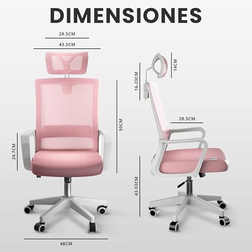 Thumbnail 2 de JUPPLIES Silla de Oficina Ergonómica 🪑 Ajustable y Reclinable