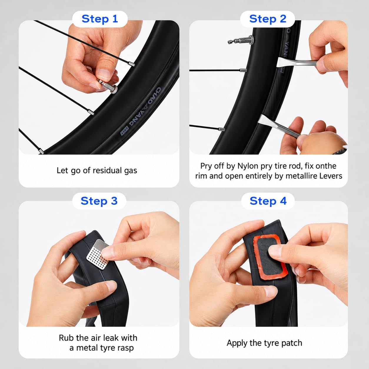 Thumbnail 4 de All-in-One Bike Tool Kit & Puncture Repair Kit: A Practical Pocket Fix-It for Road, MTB & BMX