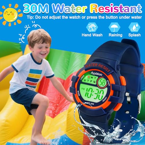 Detalle de Reloj Infantil Digital Ayybboo para Niños y Niñas (4–16 años)