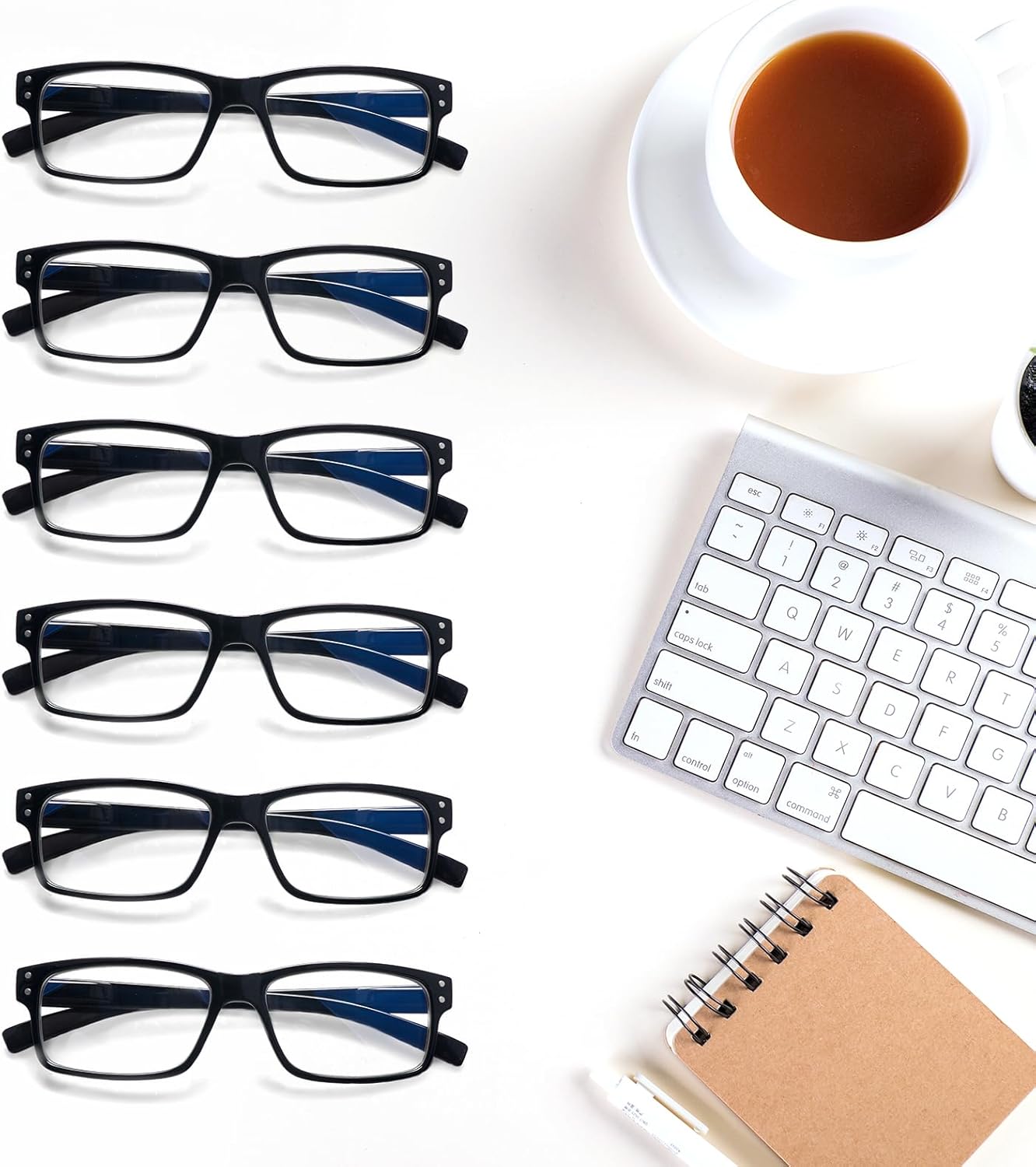 Thumbnail 5 de ZONLON Reading Glasses 6 Pack Blue Light