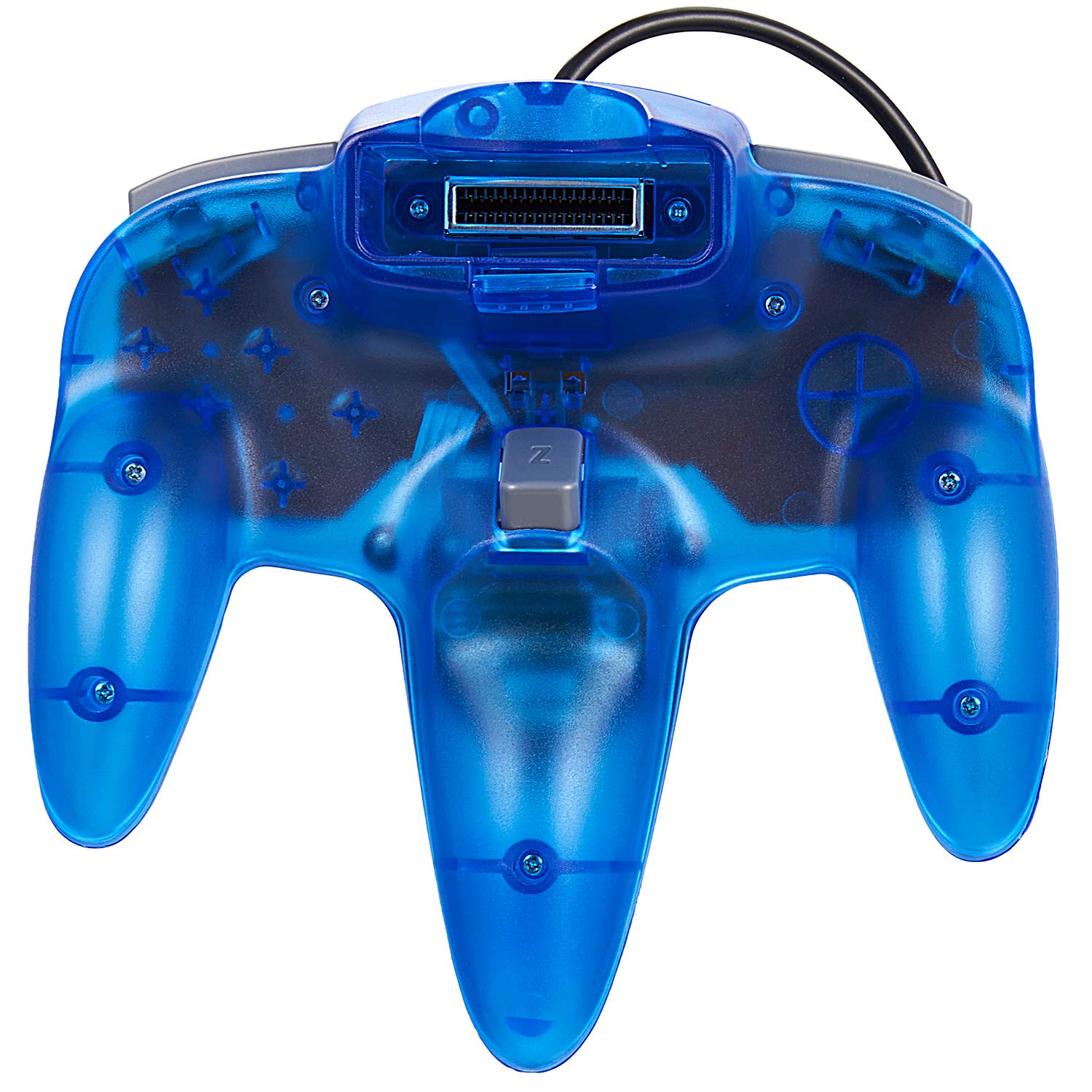 Detalle de miadore Retro 64-Bit N64 Controller (kabelgebunden, klares Blau) – Gamepad für N64 & N64-Spiele