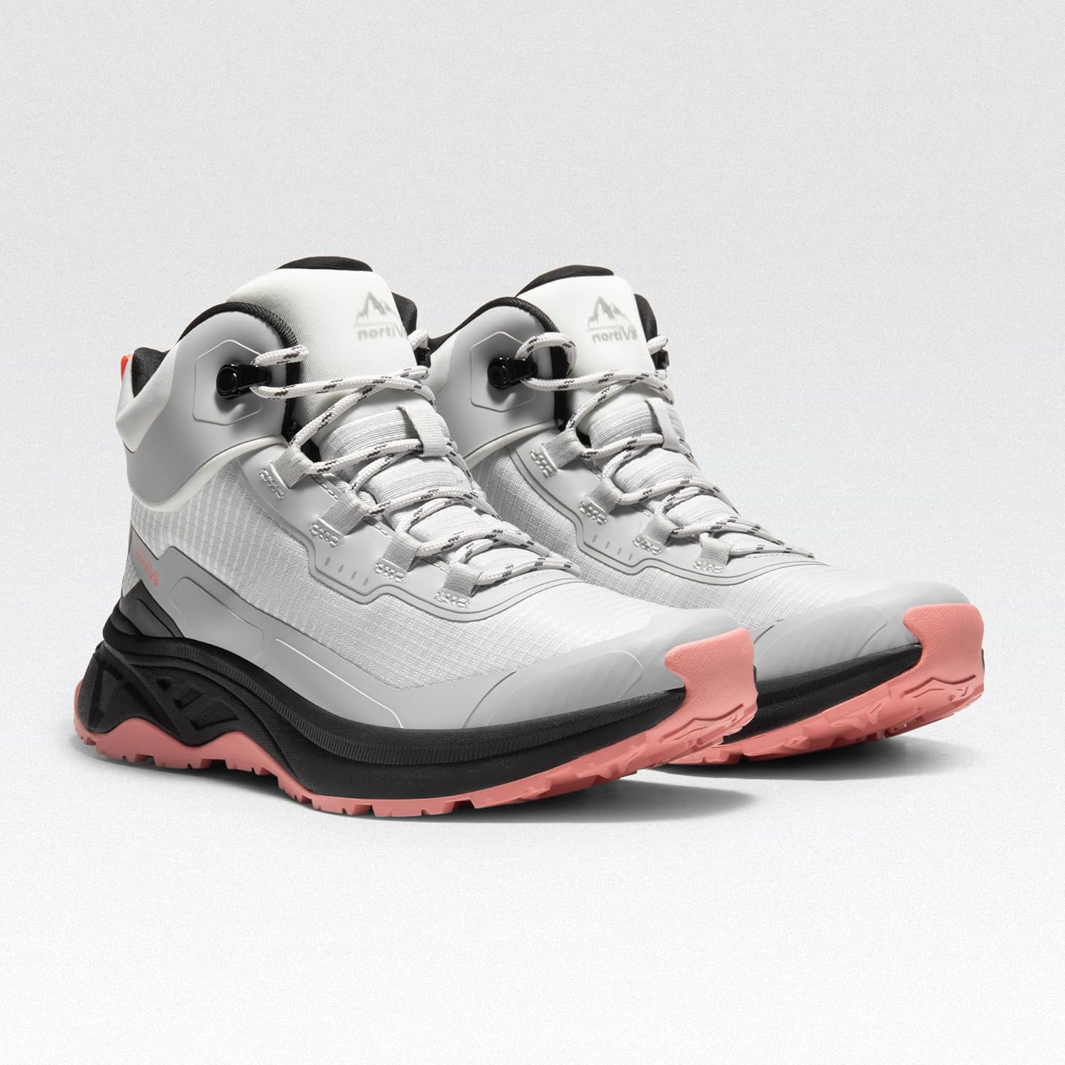 Detalle 2 de NORTIV 8 Damen-Wanderschuhe „8 Wanderschuhe“ – leichte, wasserdichte Trekking-Schuhe für Outdoor