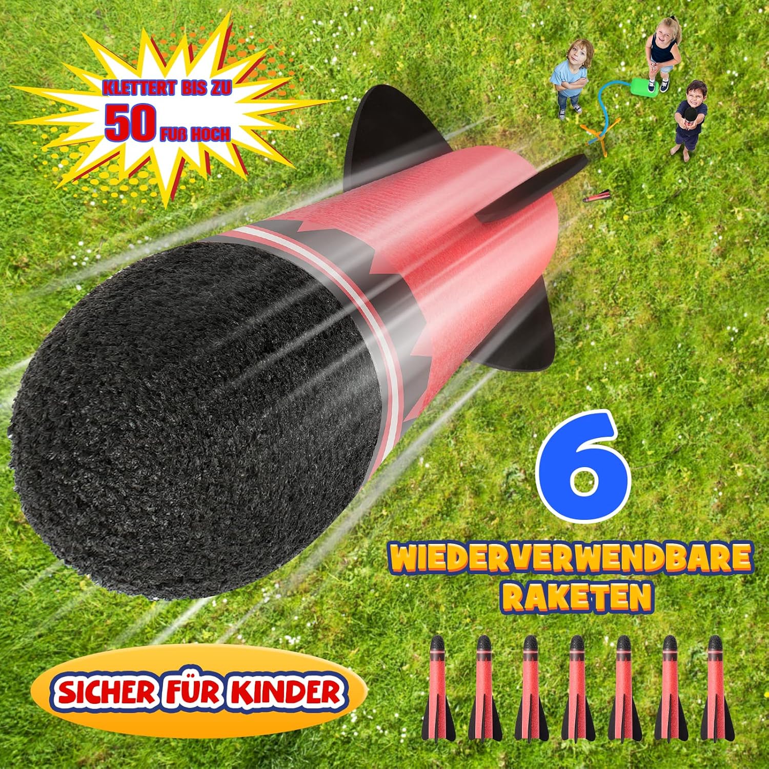 Thumbnail 5 de Anginne Rakete Luftdruck Rakete
