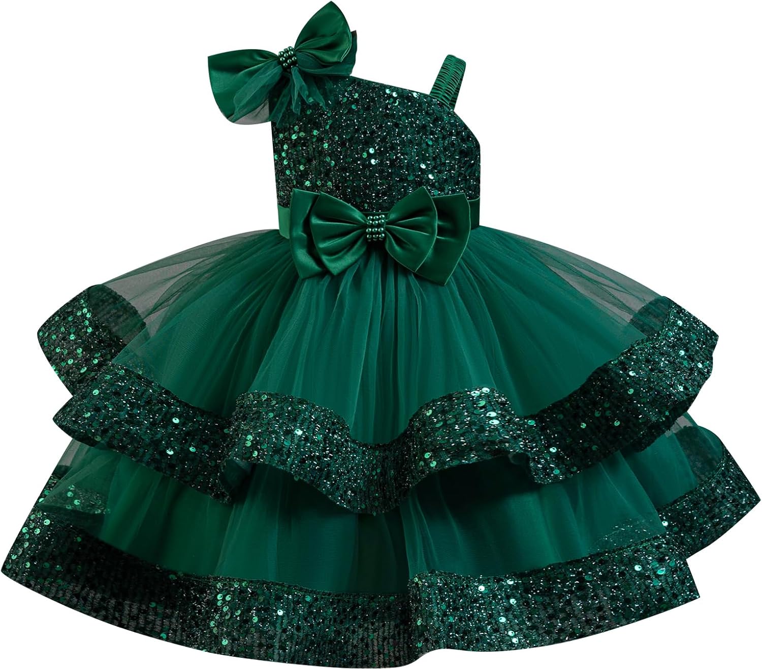 Detalle 2 de Robe IDOPIP fille soirĂ©e sequins noeud đ