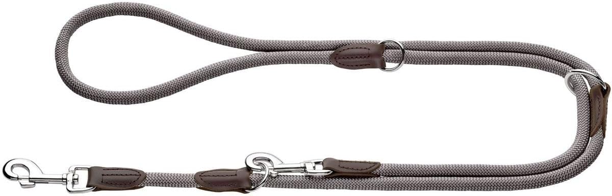 Detalle 2 de HUNTER Verstellbare Hundeführleine FREESTYLE – 3-fach verstellbar, schwarz, robust & wetterfest