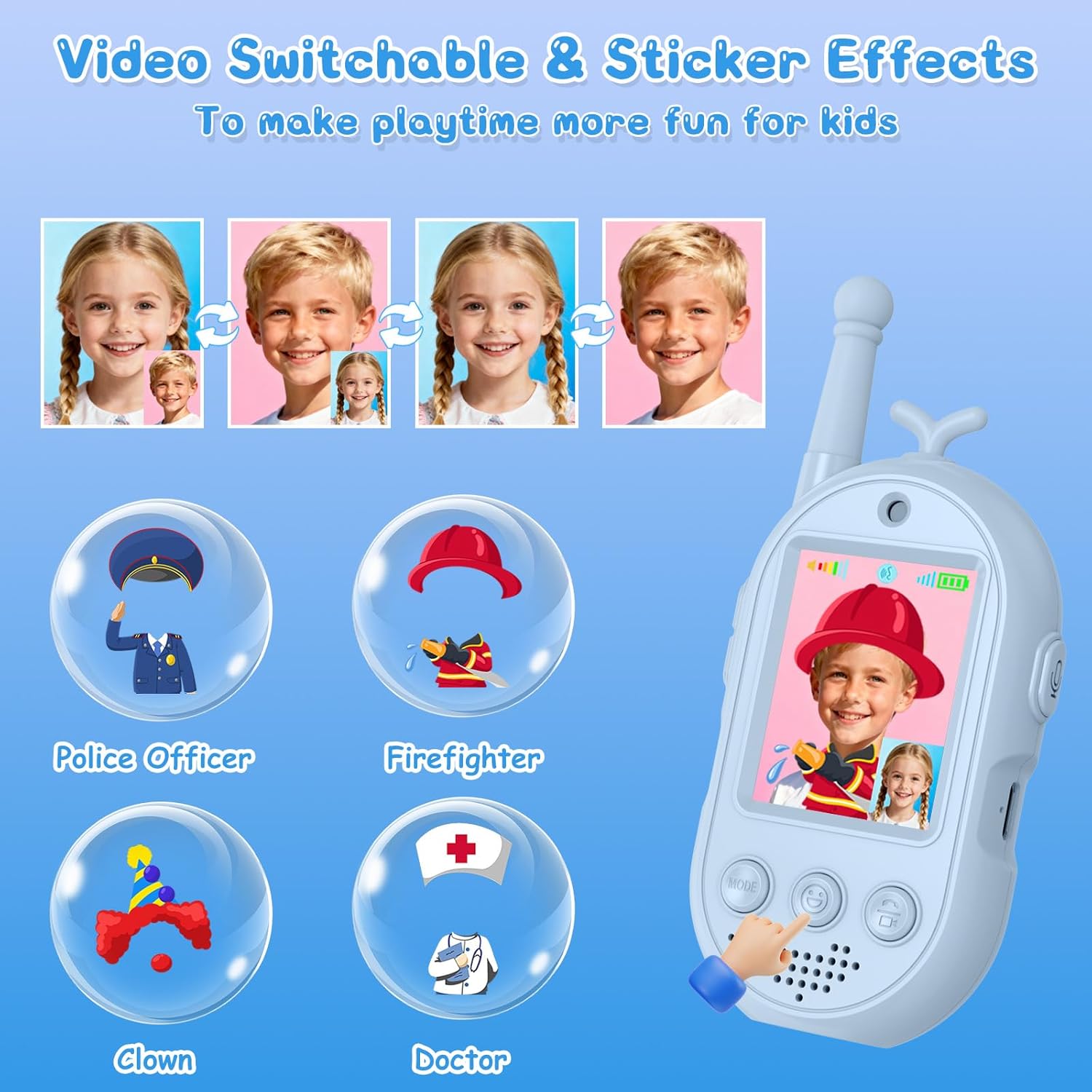 Detalle 1 de Video Walkie Talkie 2er Set đ