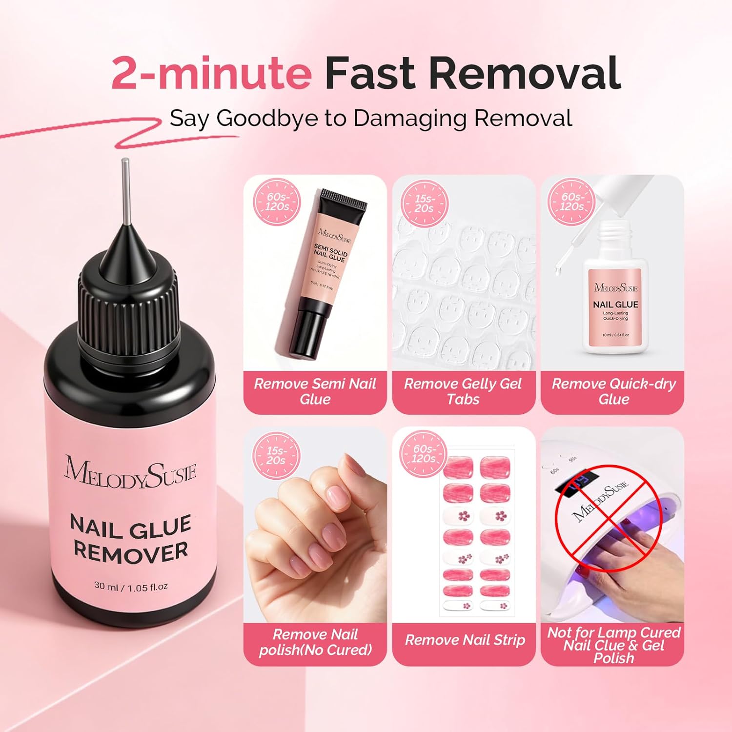 Thumbnail 1 de MelodySusie 30ML Nail Glue Remover