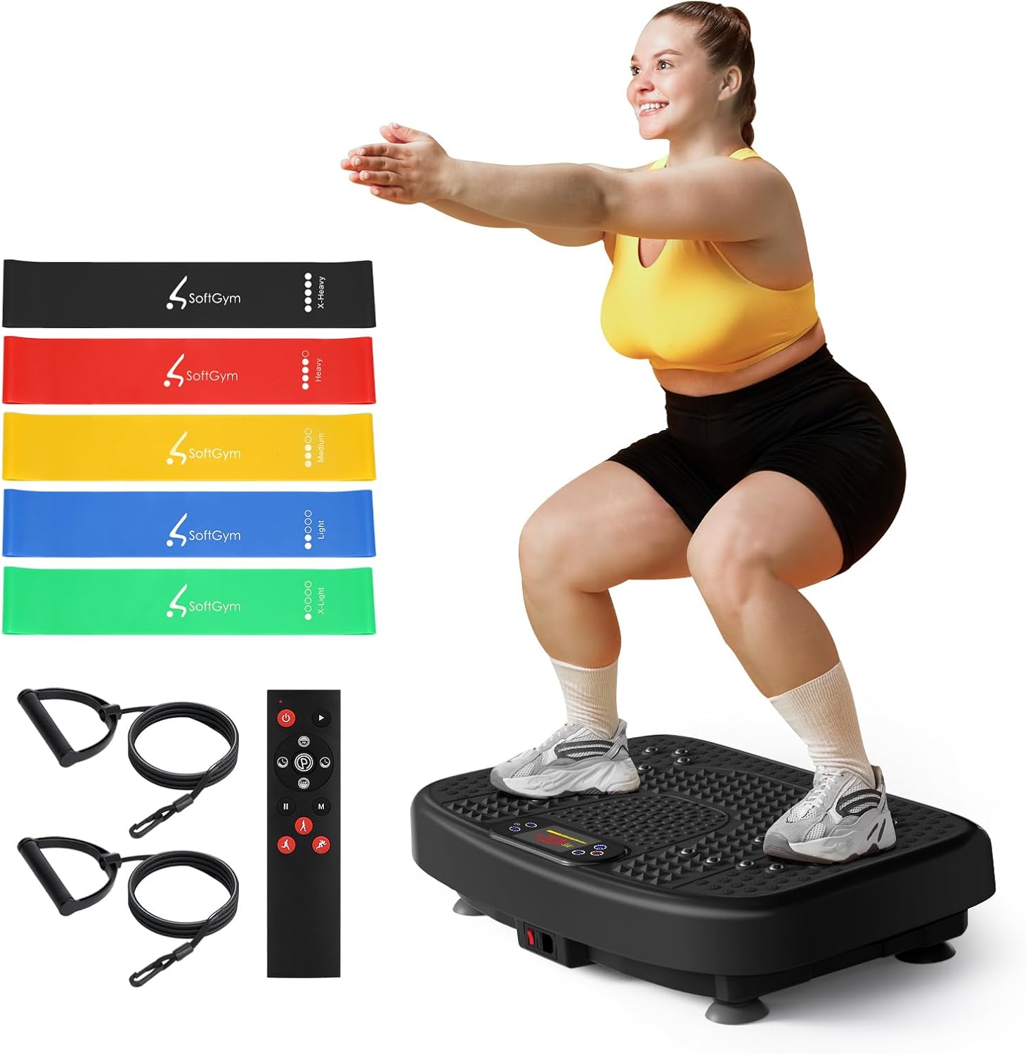 Detalle de SoftGym Vibration Plate 204 kg Capacity