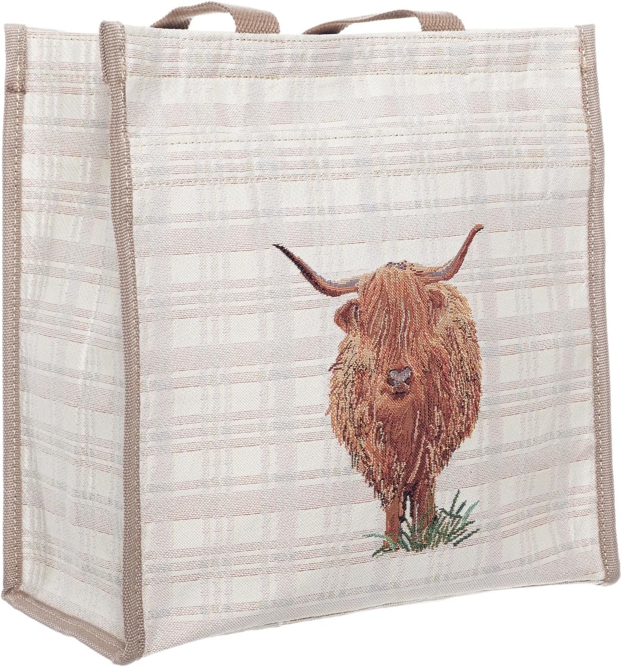 Detalle de Signare Highland Cow Shopper Bag