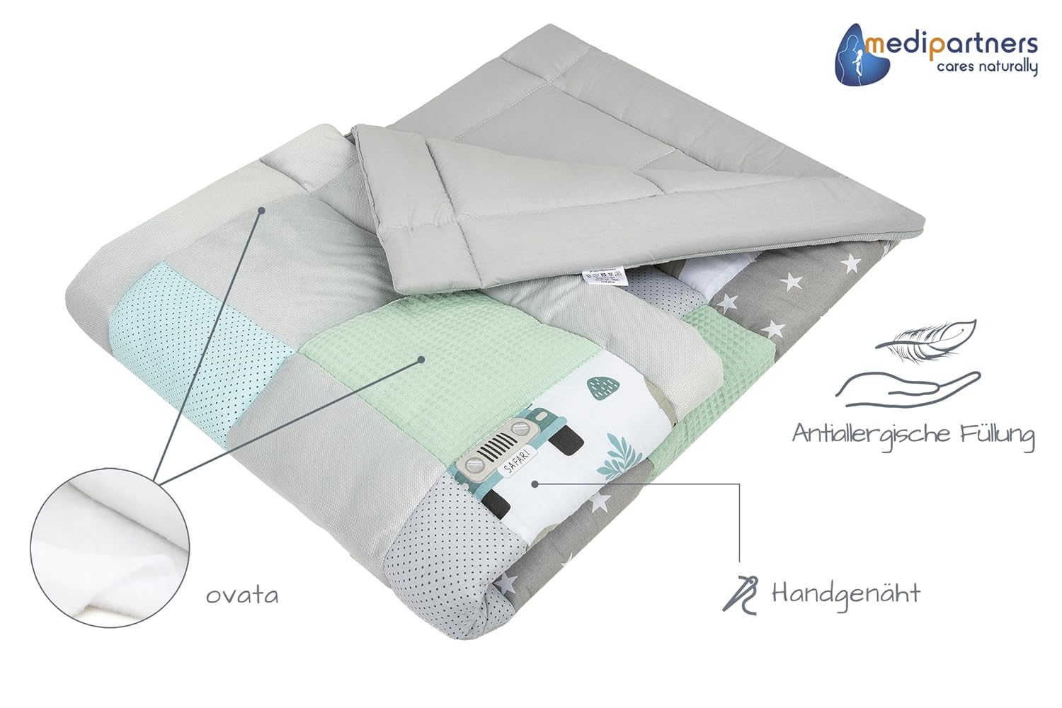 Thumbnail 4 de Medi Partners Krabbeldecke 120x120 cm