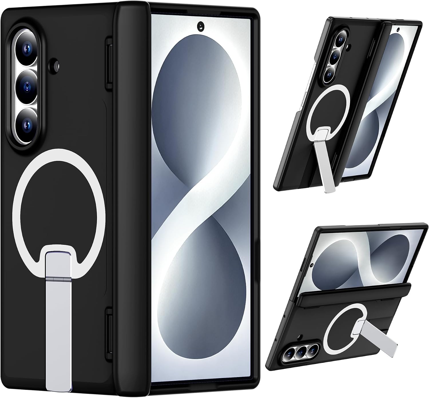 Detalle de MOZOTER Galaxy Z Fold 8 Ultra Case with Kickstand, Screen Protector & MagSafe