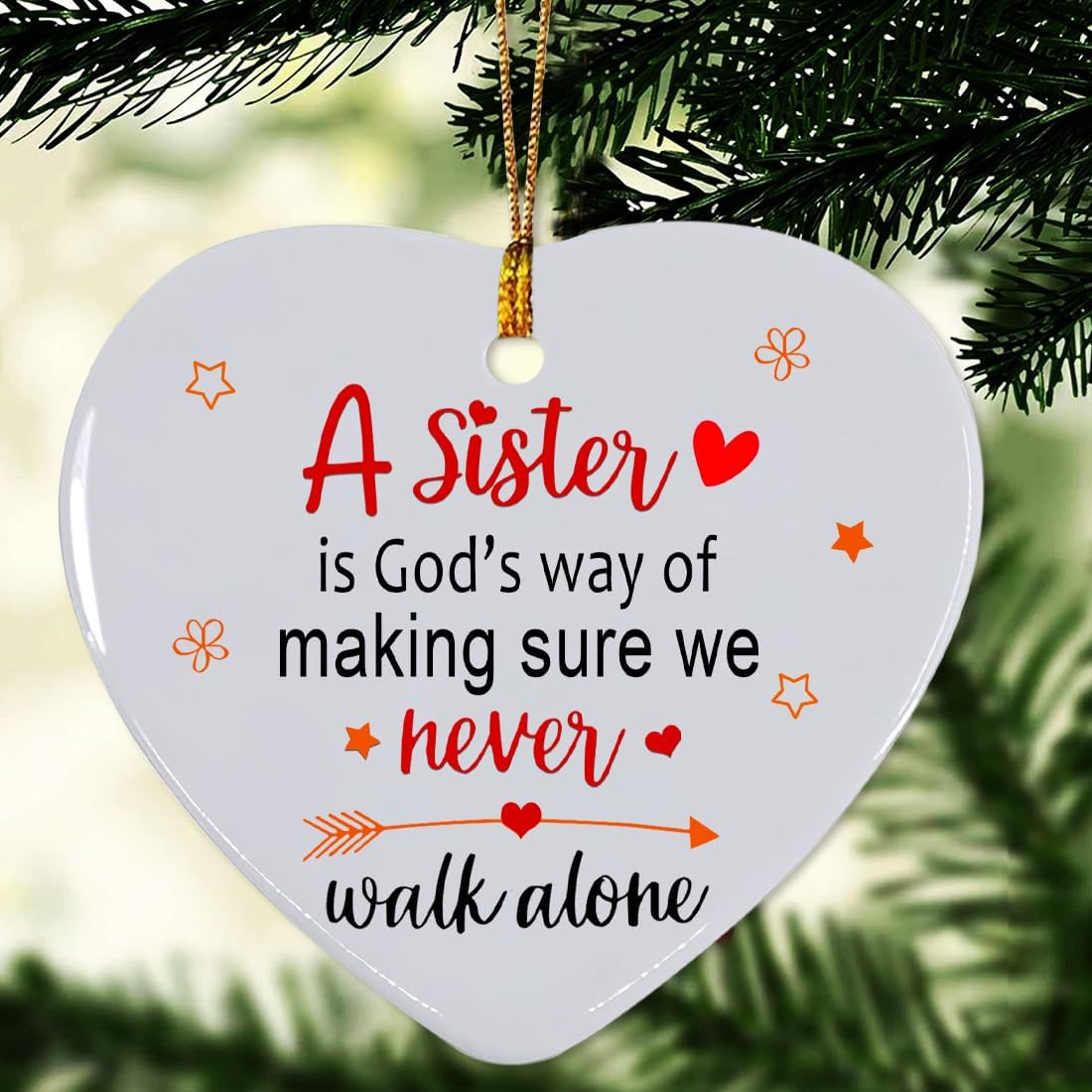 Thumbnail 6 de Sister Christmas Ornament 2025 for Sisters