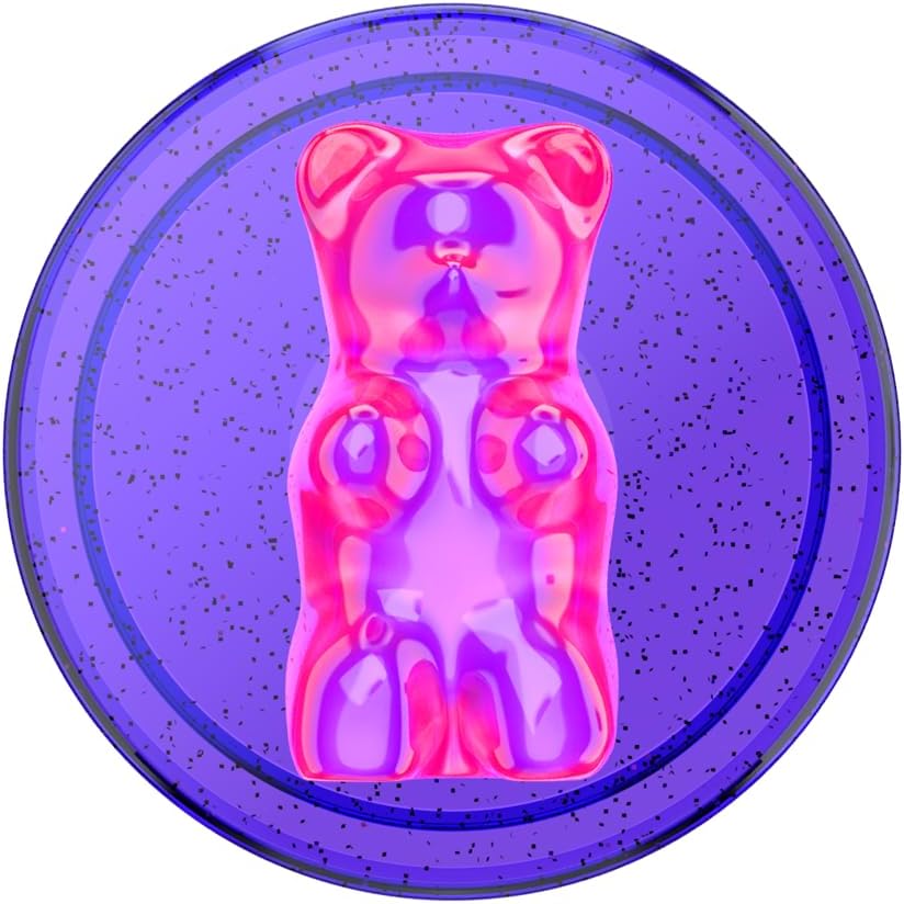 Thumbnail 4 de PopSockets 806243 PopGrip 3D スマホグリップ＆スタンド グミベア風パープル