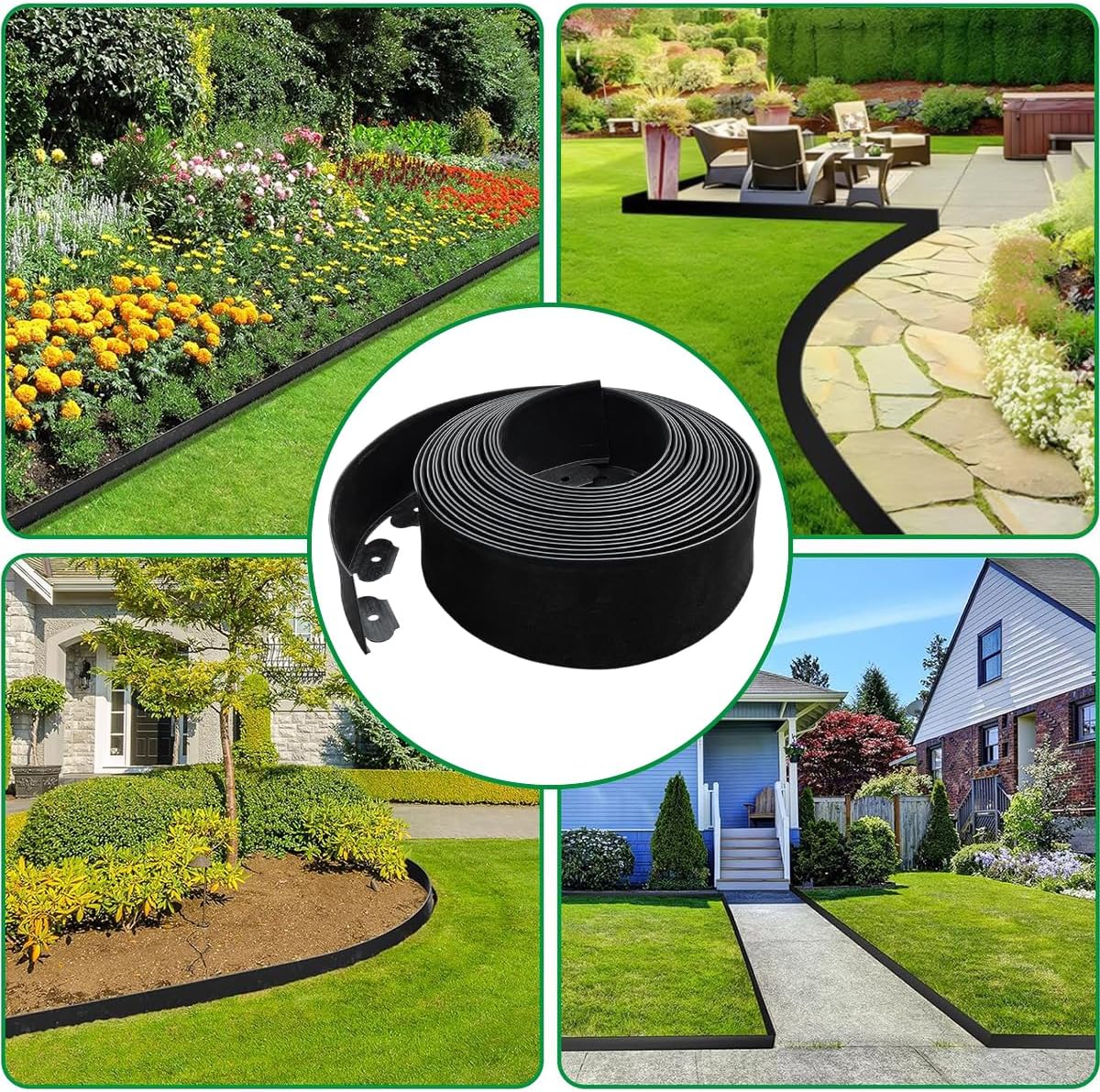 Thumbnail 3 de 10M Garden Edging Borders 10cm high