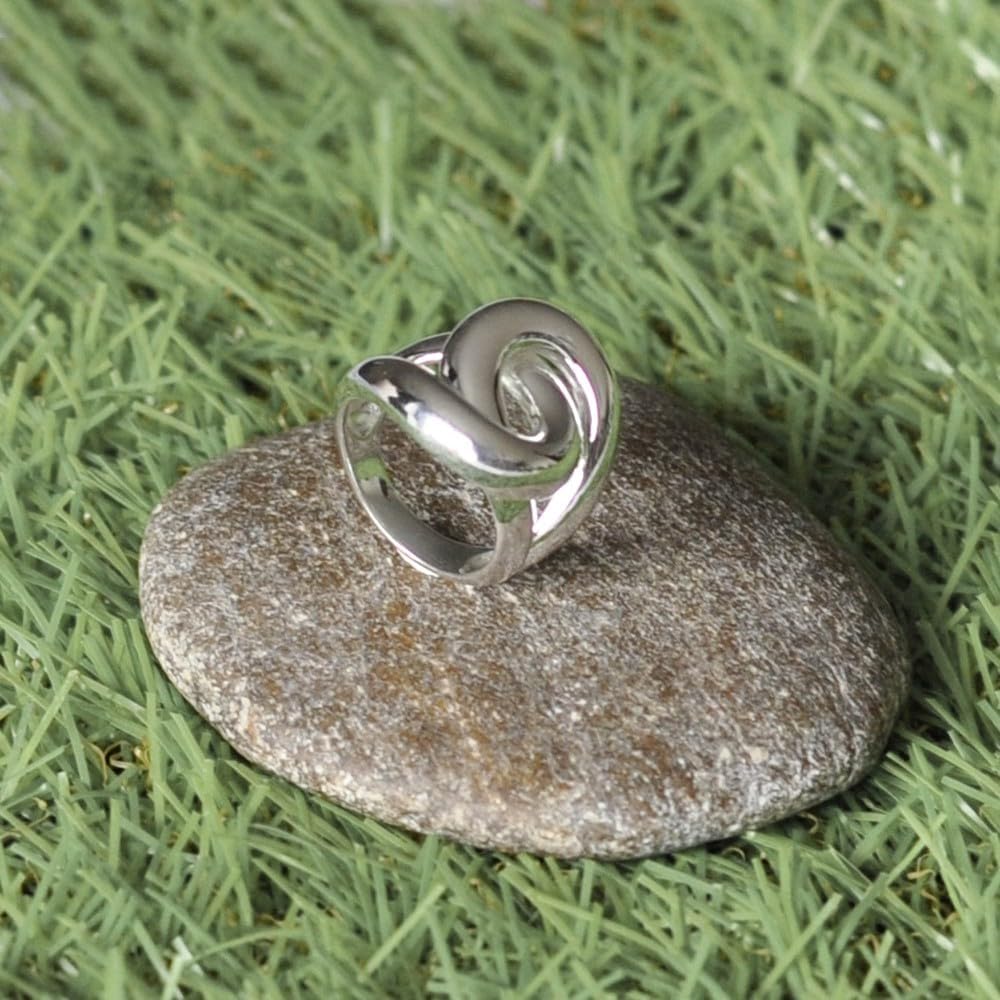 Thumbnail 5 de LES POULETTES BIJOUX – Bague argent 925 entrelacée