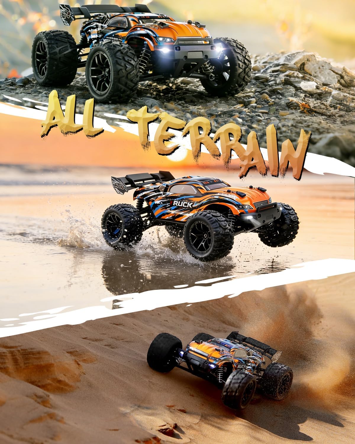 Detalle de HAIBOXING RC 1:18 36 km/h 4WD buggy