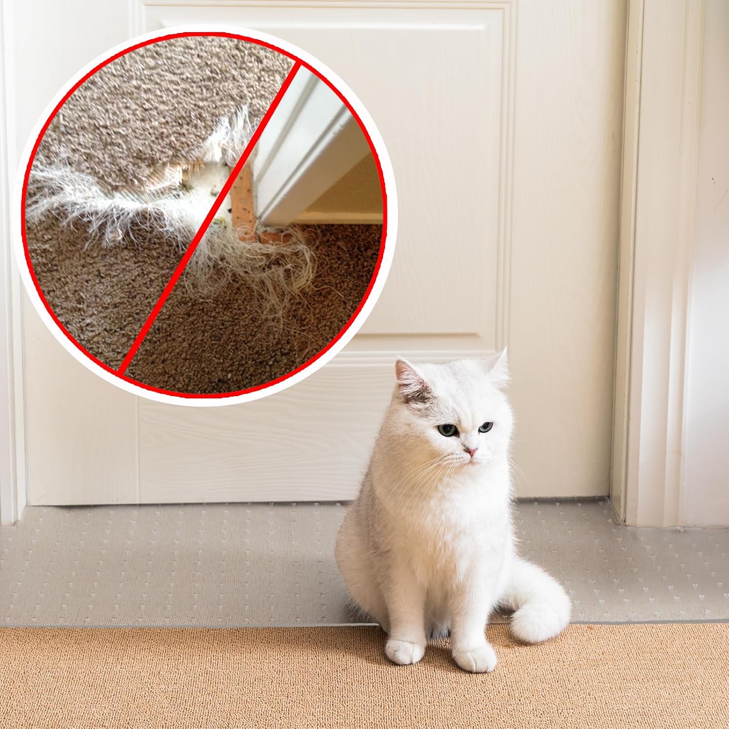 Thumbnail 6 de Uross Natural Sisal Cat Couch Protector for Corner Sofa ๐ฑ