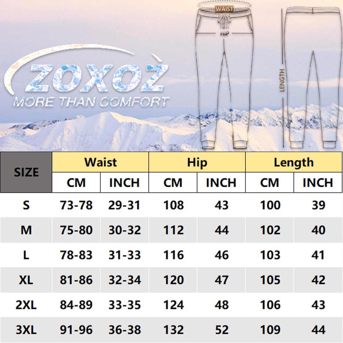 Thumbnail 5 de ZOXOZ Pantaloni sportivi uomo in cotone con coulisse e tasche con zip