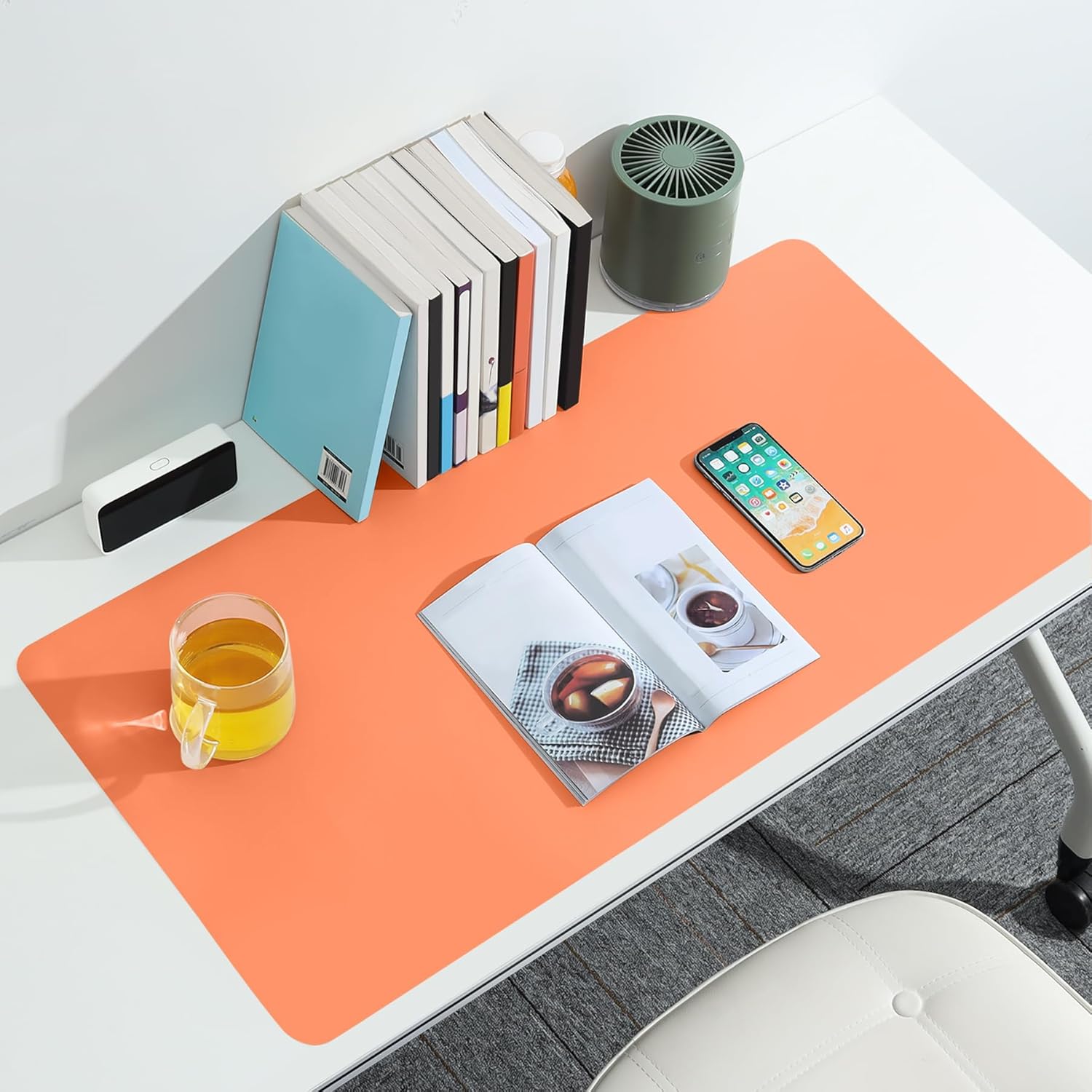 Thumbnail 4 de BUBM Multifunktionales Office-Mauspad 90x43 cm – Wasserdichte PU-Leder-Schreibtischunterlage