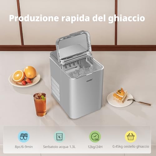 Thumbnail 1 de COMFEE' RCI12GY1EU(E) Macchina Ghiaccio 12 kg/24h, 8 Cubetti in 6–9 Minuti – Compatta e Portatile