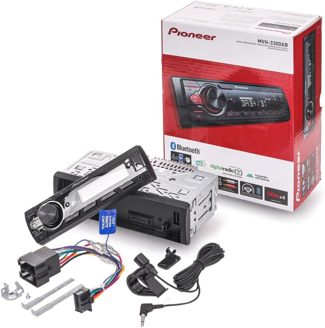 Thumbnail 2 de Pioneer MVH-330DAB — Autoradio 1 DIN avec DAB+, USB et Bluetooth
