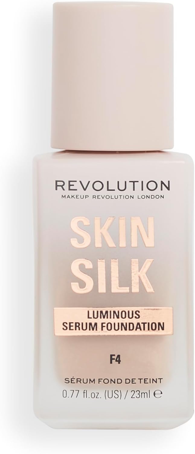 Thumbnail 1 de Makeup Revolution Skin Silk Serum Foundation 🌸, F4, 23ml