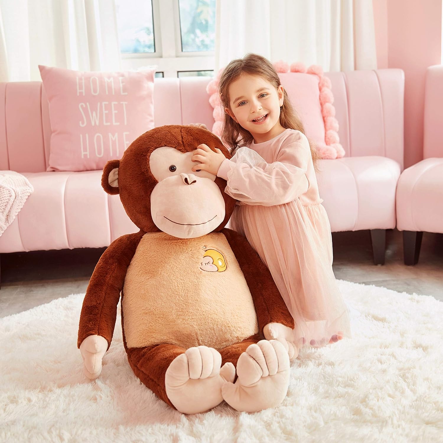 Thumbnail 4 de IKASA Giant Monkey Plush Toy 30 inches