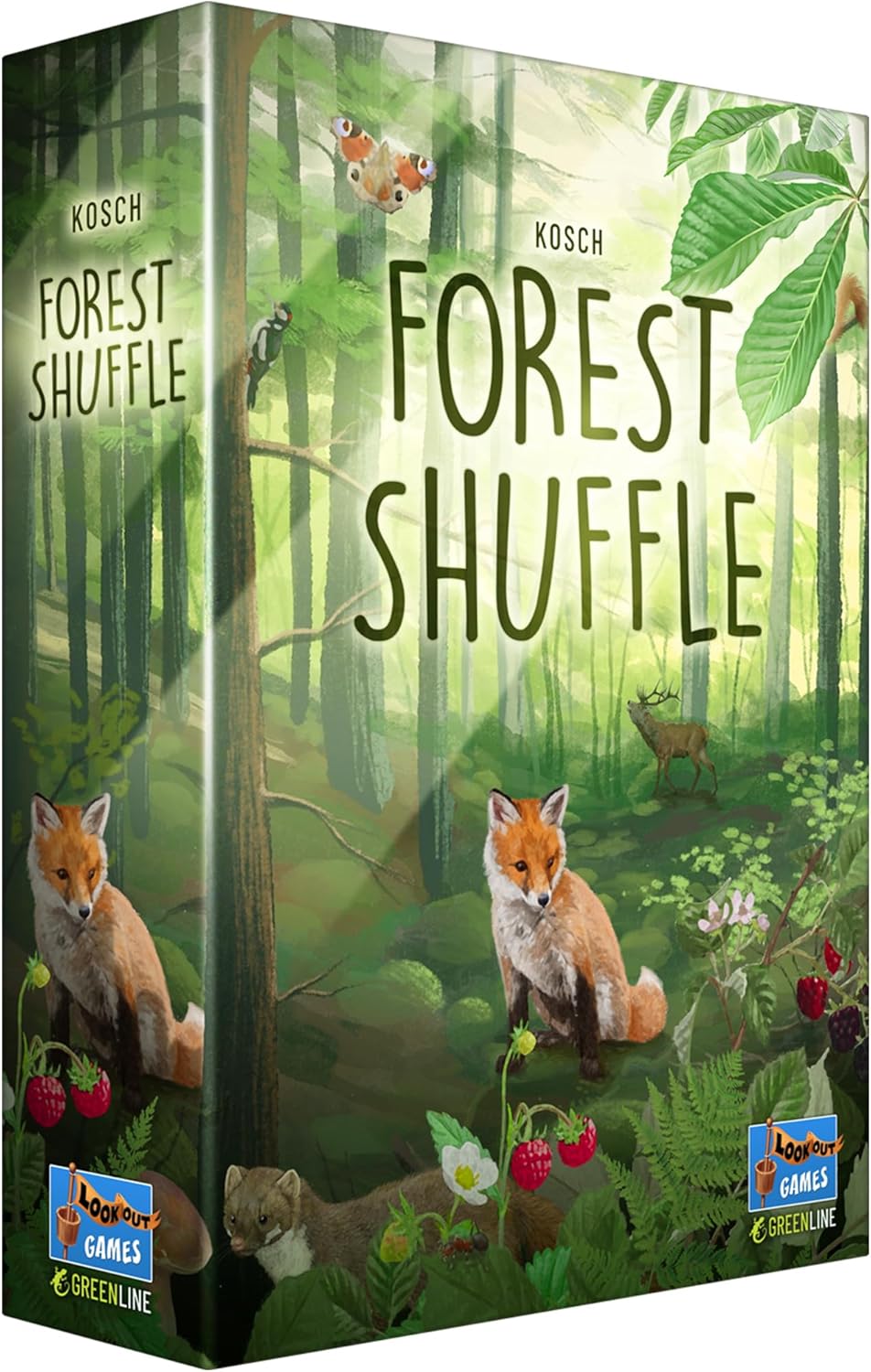 Detalle de Lookout Spiele Forest Shuffle family card game (Ages 10+, 2–5 players) – 60 minutes