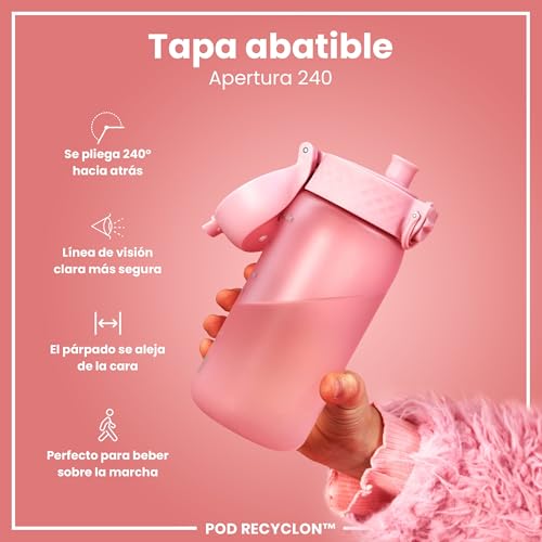 Detalle 1 de ion8 Botella de Agua 350 ml para niños 🚰