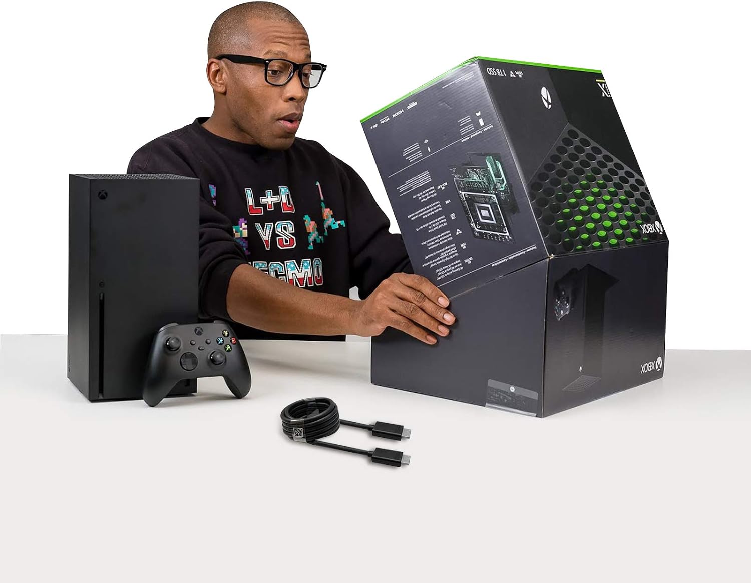 Detalle de Câble HDMI 2.1 LEVELHIKE OEM pour Xbox Series X|S – 4K jusqu’à 120 fps et 8K HDR (1,5 m)