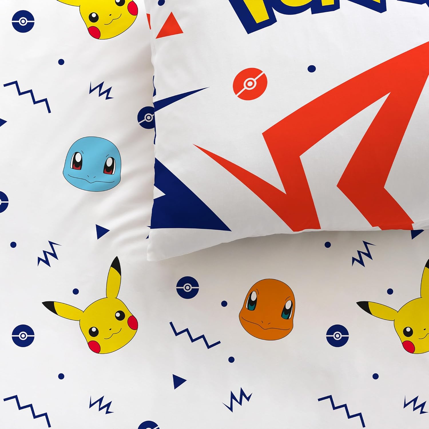 Thumbnail 1 de Pokemon Pika Parure de Lit Enfant 140x200 cm – 100% coton, OEKO-TEX, réversible
