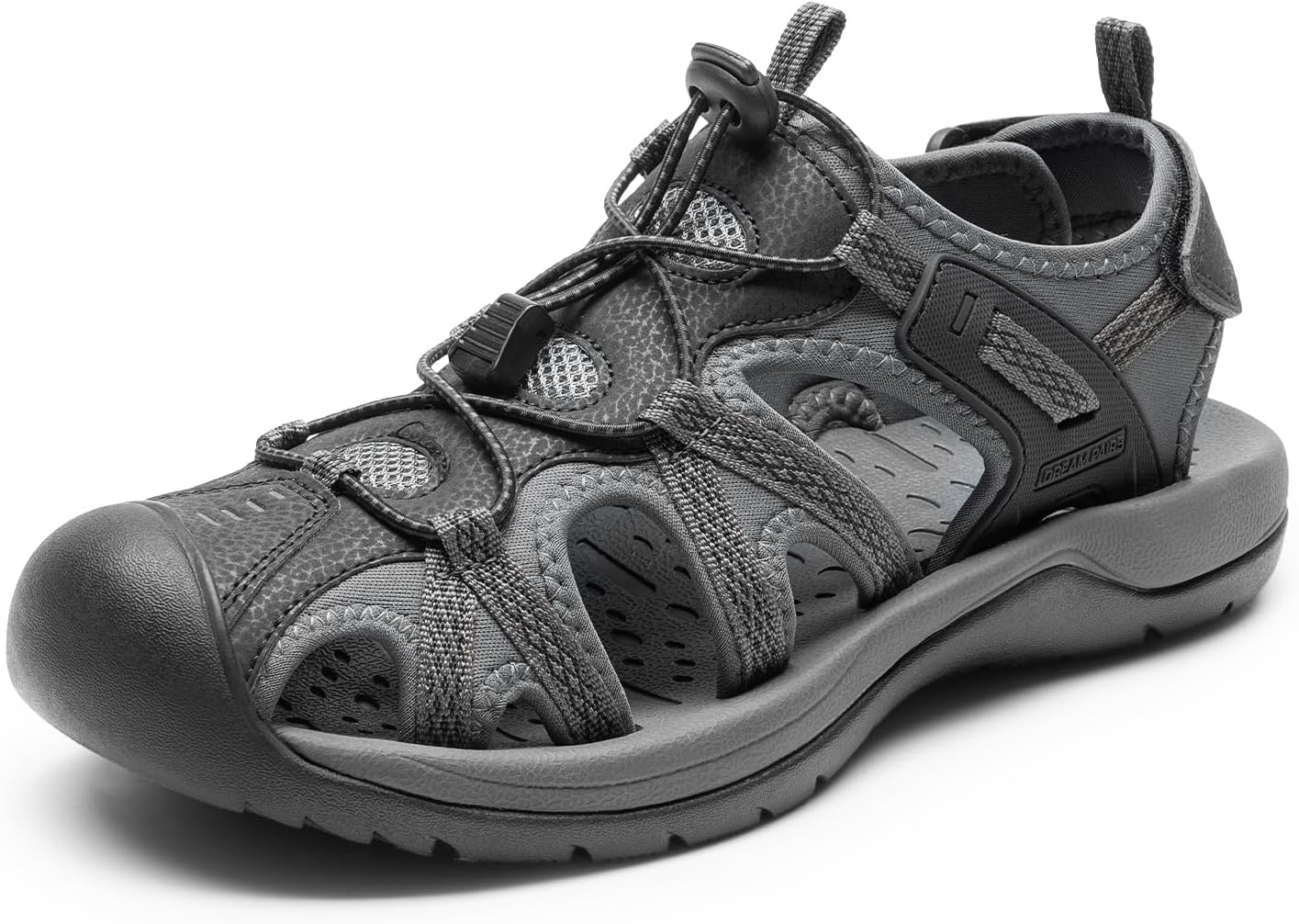 Detalle de DREAM PAIRS Men's Sandals: Versatile Hiking and Water-Ready Closed-Toe Sandals