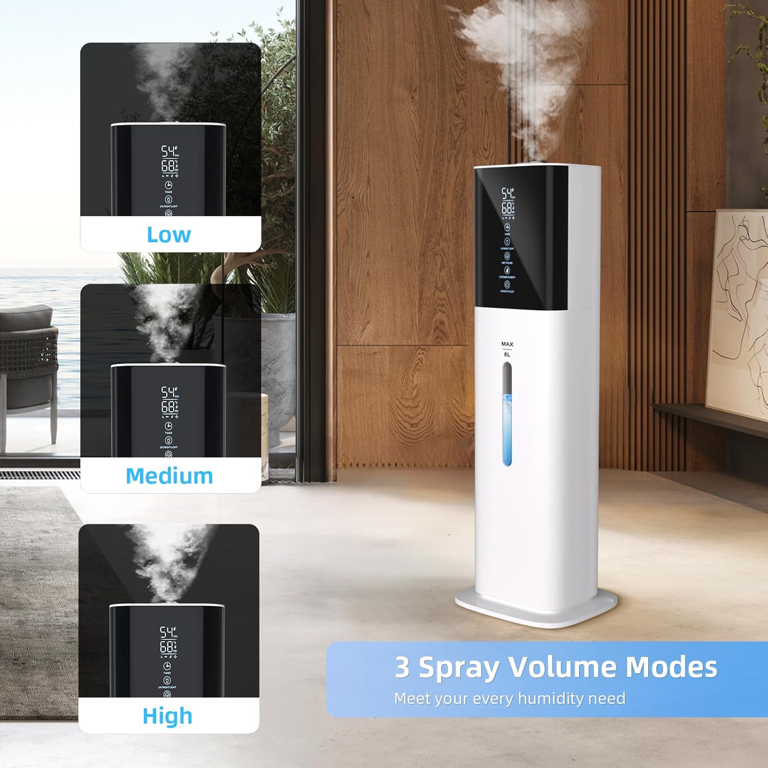 Thumbnail 4 de 2.11Gal Ultrasonic Humidifier