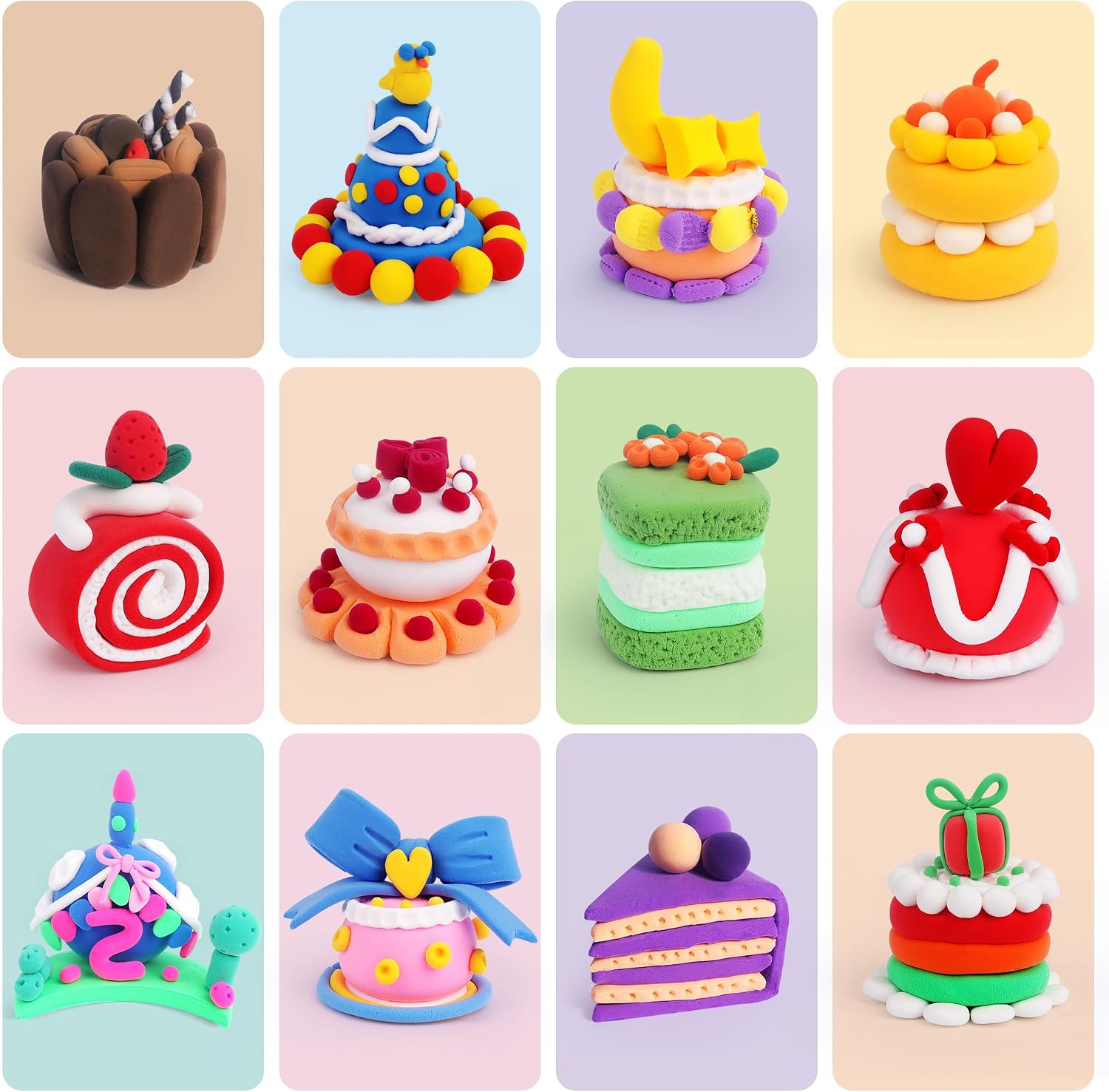 Thumbnail 6 de Helsort air-dry clay kit, 12 cake projects