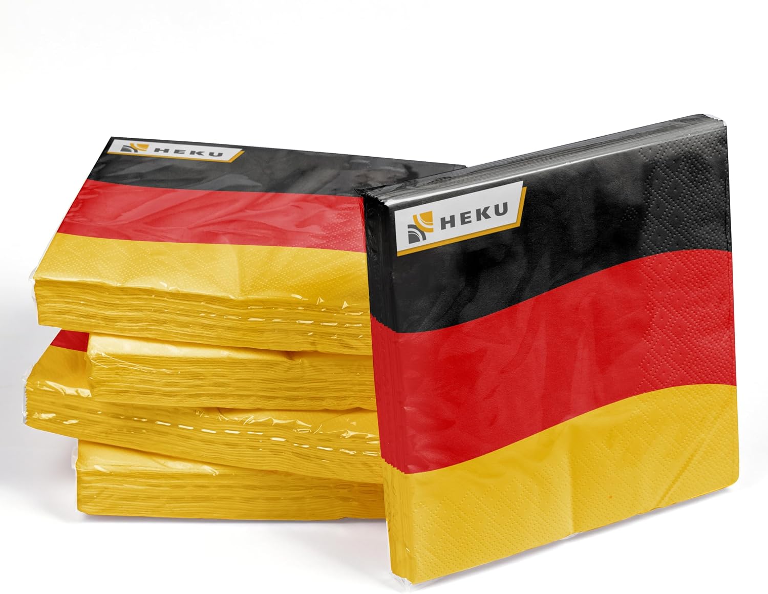 Detalle 1 de HEKU 30243-34 – serwetki papierowe 3-warstwowe, 33 × 33 cm, motyw Niemcy