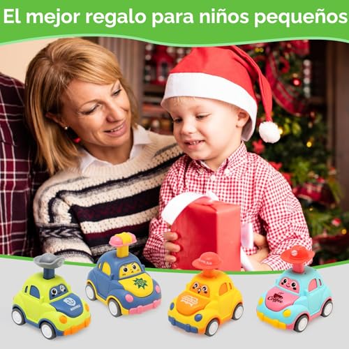 Thumbnail 6 de BelleStyle Coches Juguete para Bebés 1 Año — Conjunto Press-and-Go (4 Coches)