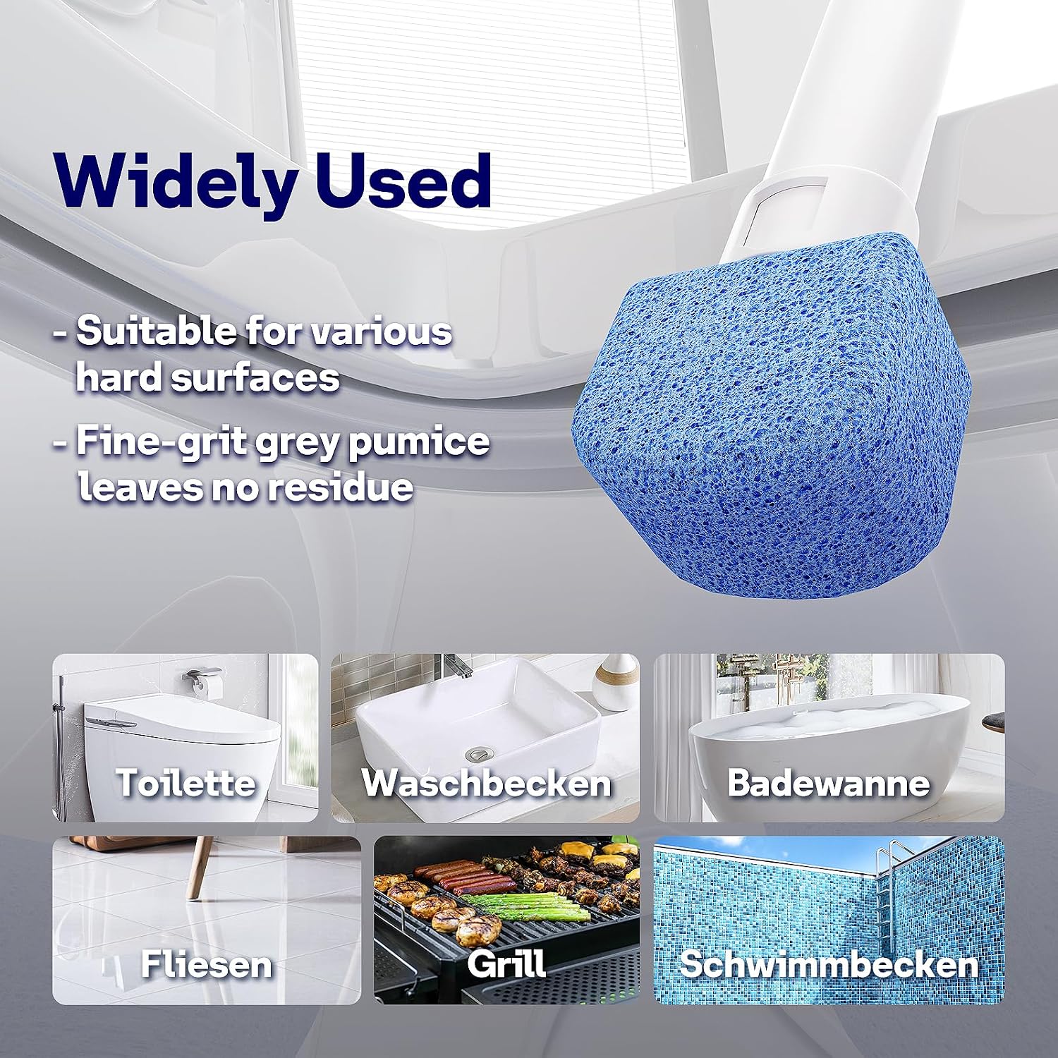 Thumbnail 6 de HelpX Pumice Toilet Bowl Cleaning Heads, 8-Pack