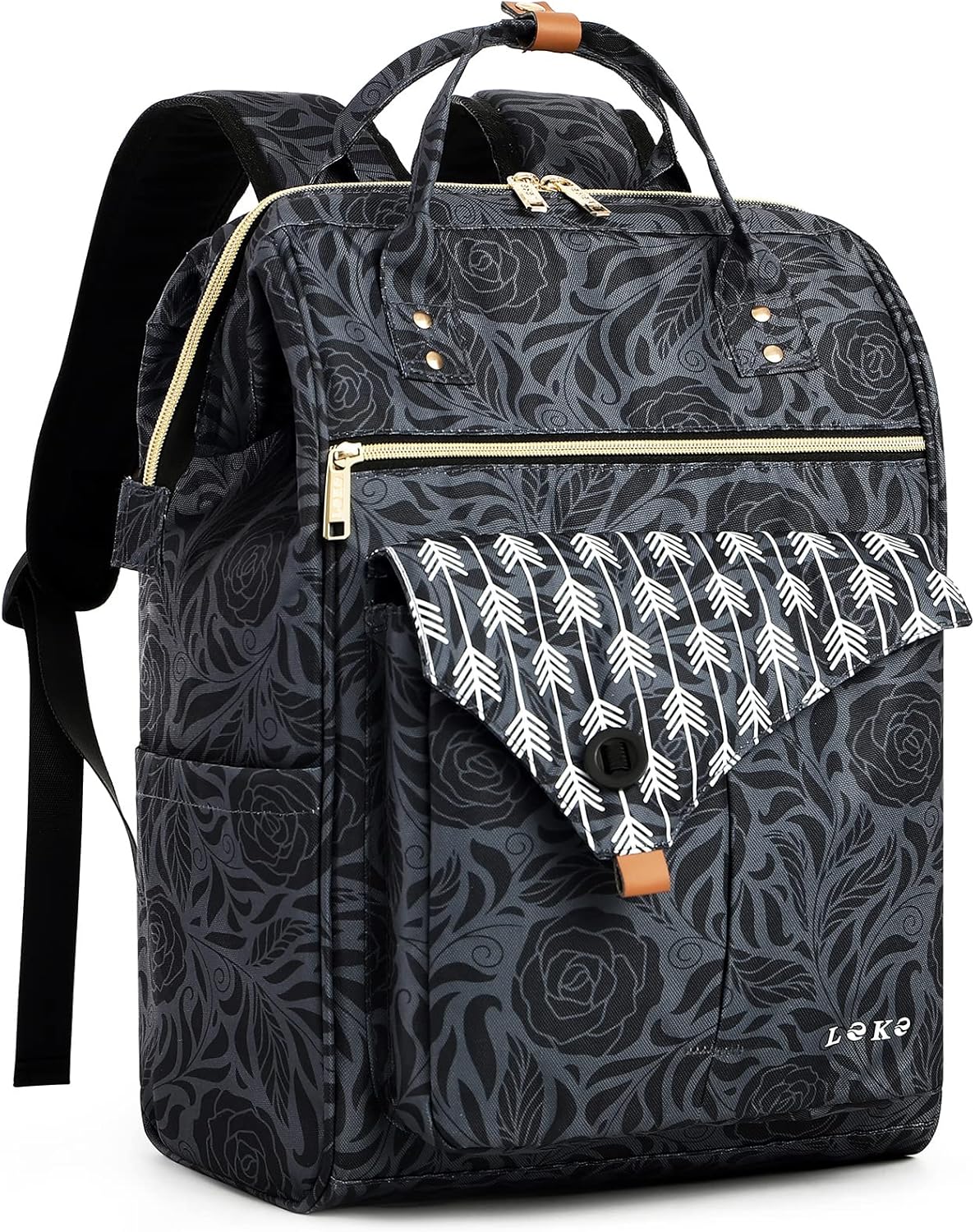 Detalle de Lekesky Damen Rucksack 15,6 Zoll